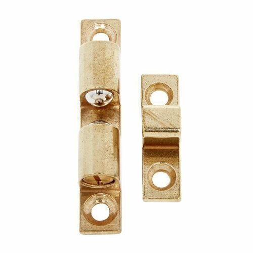 JVJ 6401 Raw Solid Brass Finish Tension Catch