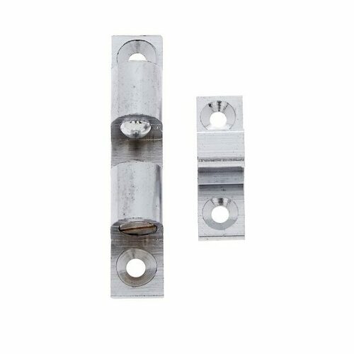 JVJ 6426 Polished Chrome Tension Catch, Solid Brass Composition