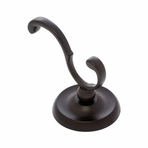 JVJ 20108 Paramount Oil Rubbed Bronze Deco Robe Hook, Solid Brass