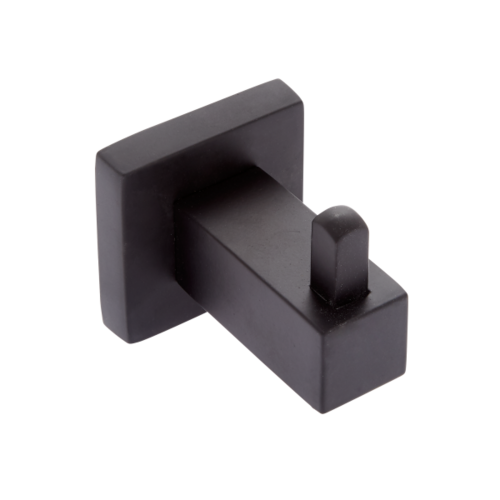JVJ 20507 Milan Series Matte Black Zinc Robe Hook