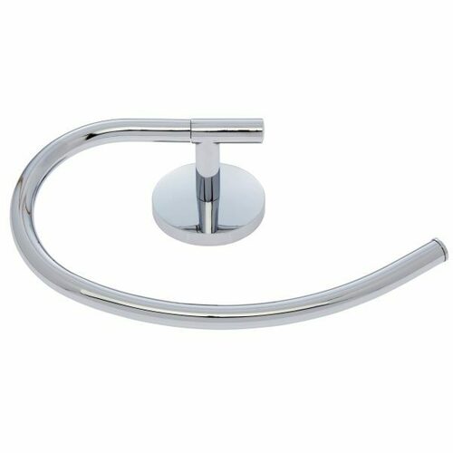 JVJ 20706 Marseilles Polished Chrome Towel Ring, Zinc Stainless Steel