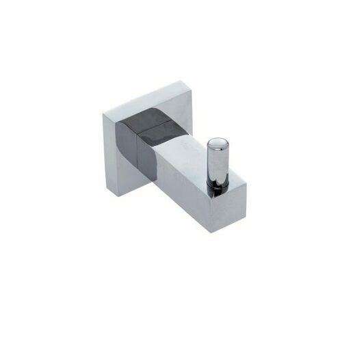 JVJ 20907 Milan Series Polished Chrome Robe Hook, Zinc Composition