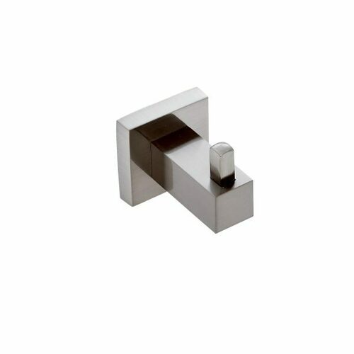 JVJ 21007 Milan Satin Nickel Robe Hook, Zinc Composition