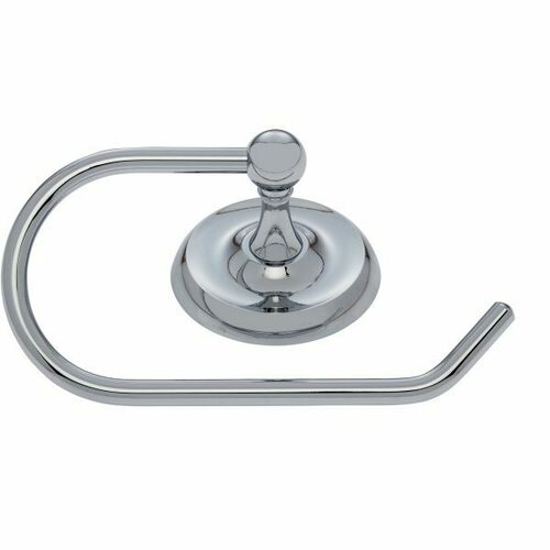 JVJ 21405 Paramount Polished Chrome Euro Paper Holder, Solid Brass