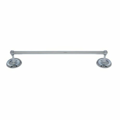 JVJ 21424 Paramount 24 Polished Chrome Towel Bar Set, Solid Brass