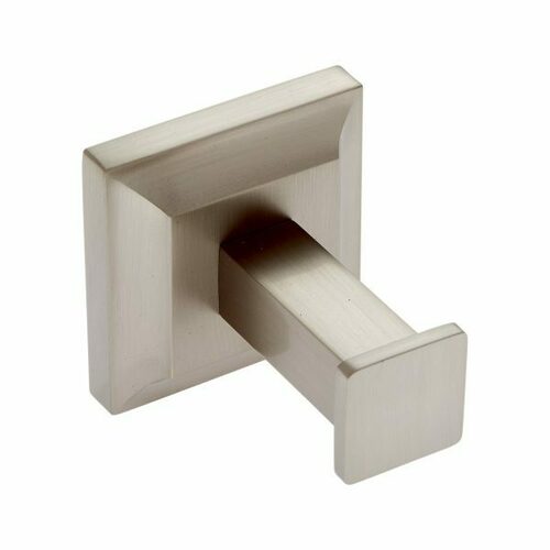 JVJ 21907 Aspen Series Satin Nickel Robe Hook, Solid Brass