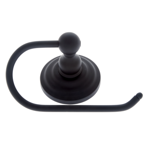 JVJ 23405 Highland Matte Black Euro Paper Holder, Zamac Composition