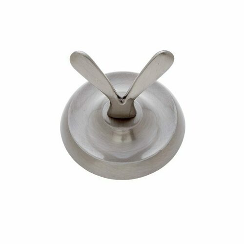 JVJ 24207 Paramount Satin Nickel Double Robe Hook, Solid Brass