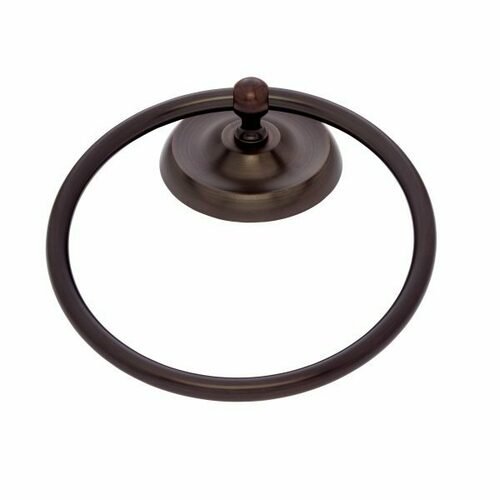 JVJ 24406 Paramount Old World Bronze Towel Ring, Solid Brass