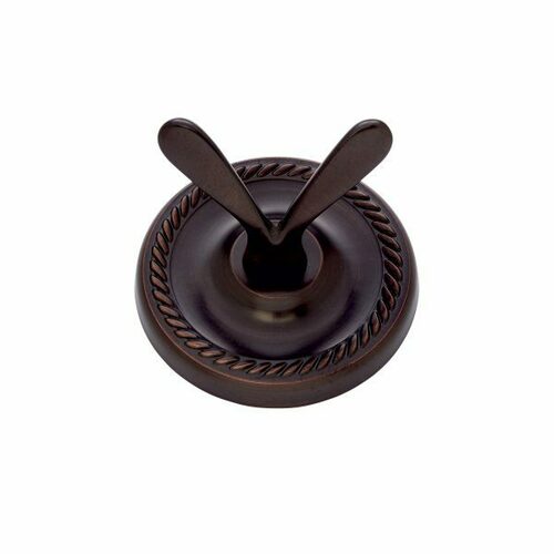 JVJ 24707 Prestige Series Old World Bronze Double Robe Hook, Solid Brass