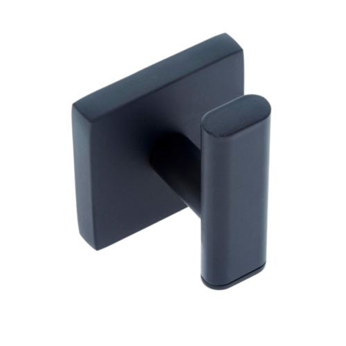 JVJ 26107 Messina Matte Black Robe Hook, Zinc Composition