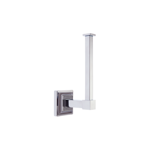 JVJ 26405 Luster Series Polished Chrome Euro Paper Holder, Solid Brass