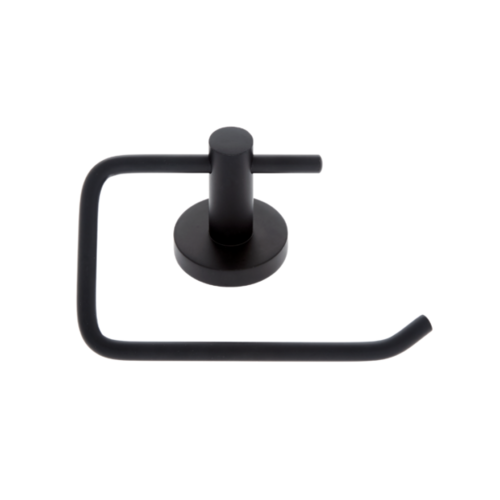 JVJ 26905 Murcia Series Matte Black Euro Paper Holder, Zinc Stainless Steel
