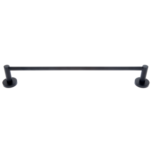 JVJ 26918 Murcia Series Matte Black 18 Towel Bar Set, Zinc Stainless Steel