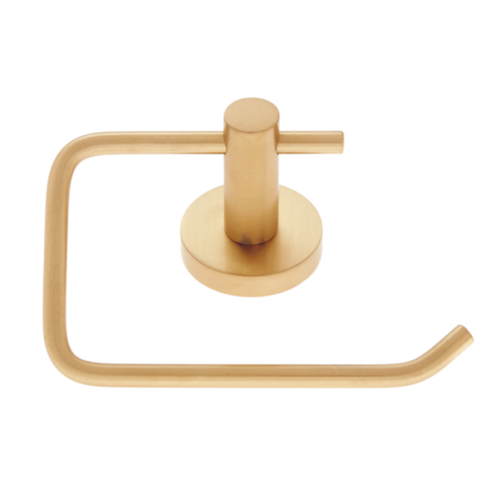 JVJ 27205 Murcia Satin Brass Euro Paper Holder, Zinc Stainless Steel