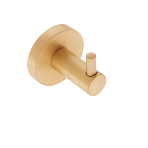 JVJ 27207 Murcia Series Satin Brass Robe Hook, Zinc Composition