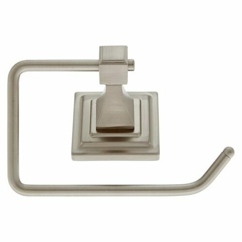 JVJ 28505 Gradus Satin Nickel Euro Paper Holder, Zamac Composition