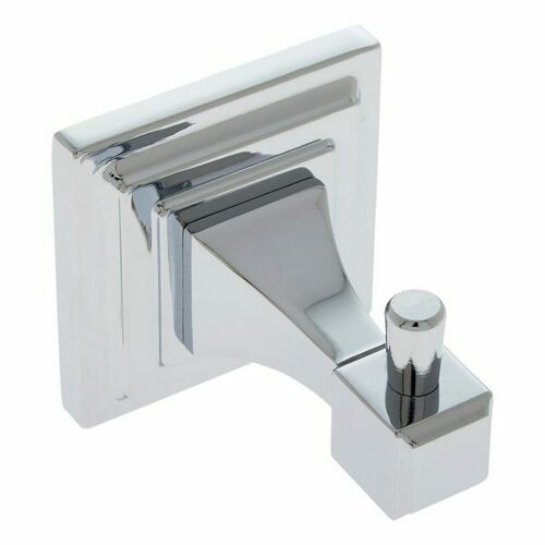 JVJ 28607 Gradus Polished Chrome Robe Hook, Zamac Composition