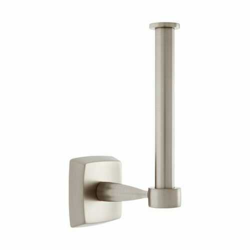 JVJ 29705 Serene Satin Nickel Euro Paper Holder, Solid Brass