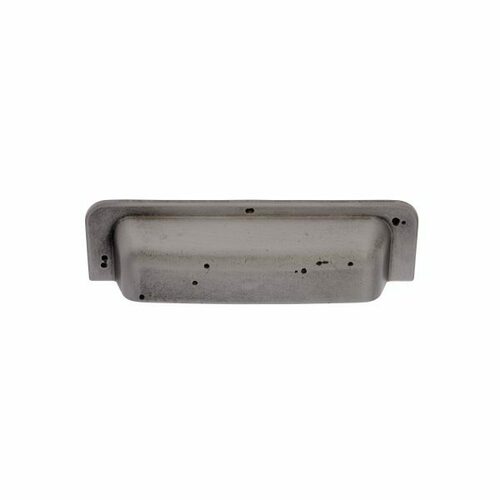 JVJ 40713 Bedrock Rustic Nickel 128mm Square Cup Pull, Zamac Composition