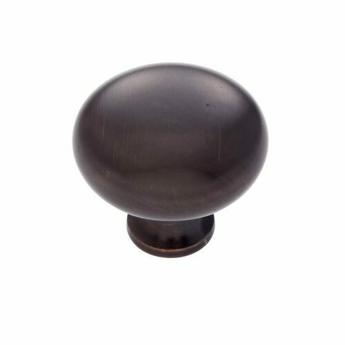 JVJ 46012 Vintage Old World Bronze 1-1/4 Mushroom Knob, Zamac Composition