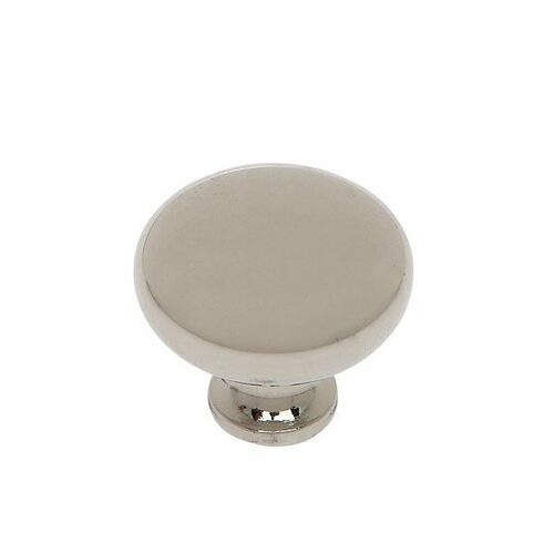 JVJ 46016 Vintage Collection Polished Nickel 1-1/4 Mushroom Knob, Zamac