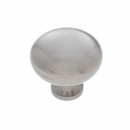 JVJ 46046 Vintage Satin Nickel 1-1/4 Mushroom Knob, Zamac Composition