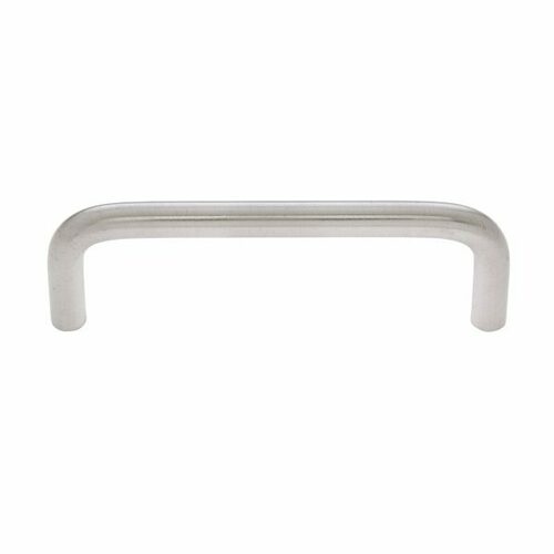 JVJ 49546 Vintage Satin Nickel 3-1/2 c/c Wire Pull, Zamac Composition