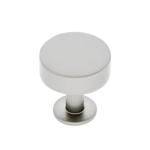 JVJ 51546 Plateau Collection Satin Nickel 30mm Solid Brass Knob