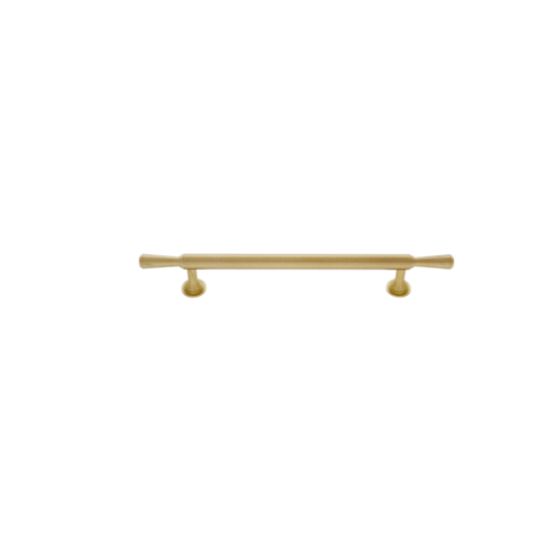 JVJ 52404 Manior Satin Brass 160mm Pull - Solid Brass Collection