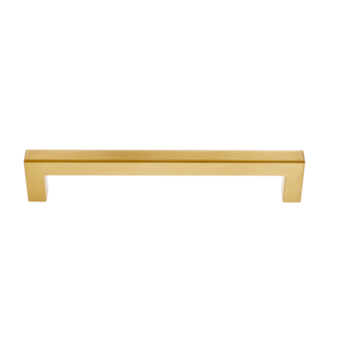 JVJ 55804 Bellaire Satin Brass 160mm Squared Pull, Zamac Composition