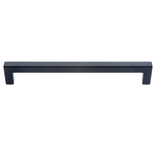 JVJ 55914 Bellaire Matte Black 192mm Squared Pull, Zamac
