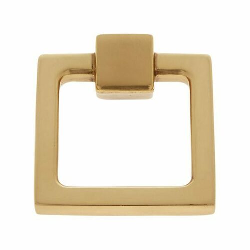 JVJ 71904 Sterling Satin Brass 45mm Square Ring Pull