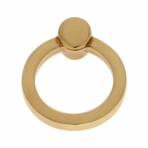 JVJ 72004 Sterling Satin Brass 45mm Round Ring Pull