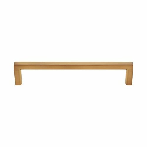 JVJ 75504 Minimalista Satin Brass 128mm Squared Ultra Thin Pull - Zamac