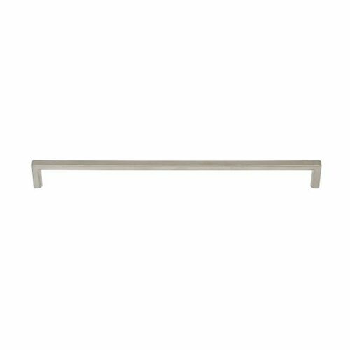 JVJ 75846 Minimalista Satin Nickel 256mm Squared Ultra Thin Pull, Zamac