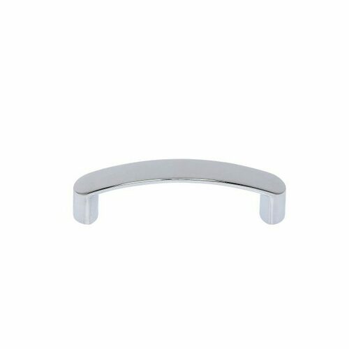JVJ 76026 Teres Collection 96mm Polished Chrome Thick Bowed Pull, Zamac