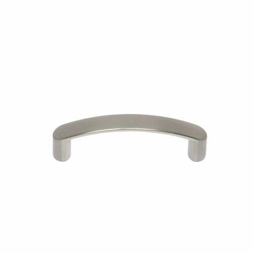 JVJ 76046 Teres Satin Nickel 96mm Thick Bowed Pull - Zamac Composition