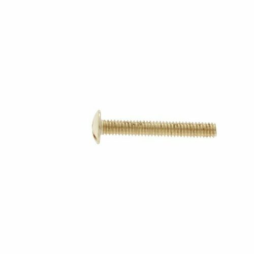 JVJ 78118 Polished Brass 8/32 x 1-1/8 Machine Screw (500 Count), Zamac