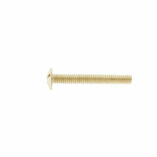 JVJ 78125 Polished Brass 8/32 x 1-1/4 Machine Screw (500 Count), Zamac