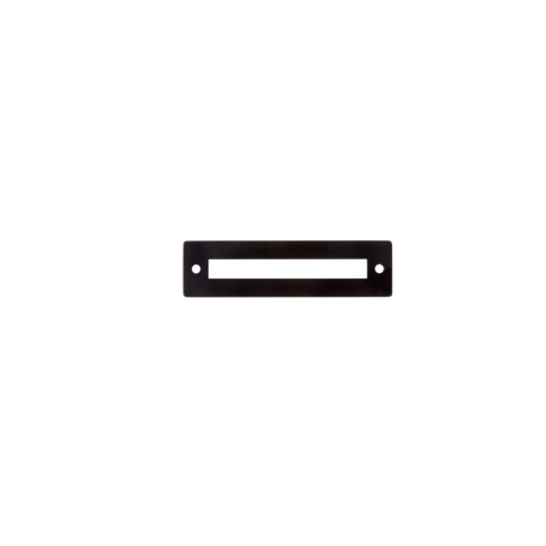 JVJ 79314 Mod Plate Collection Matte Black 96mm Squared Back Plate, Zamac