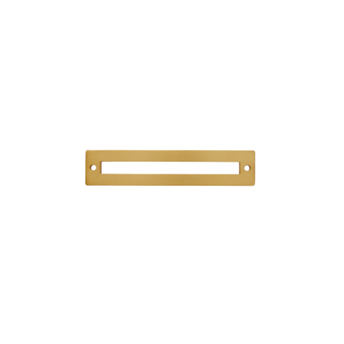 JVJ 79404 Mod Plate Satin Brass 128mm Squared Back Plate, Zamac Composition