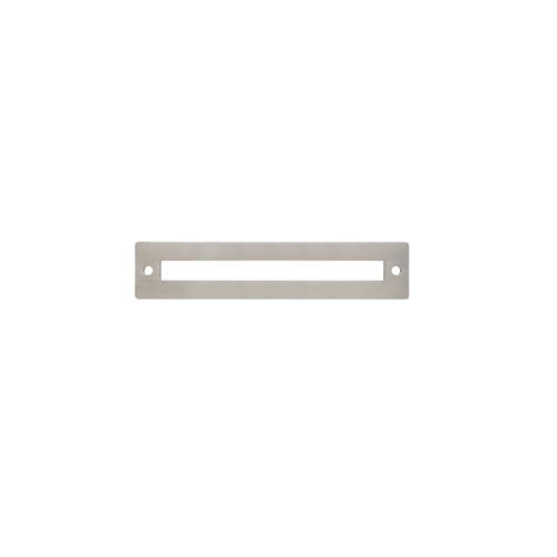 JVJ 79446 Mod Plate Satin Nickel 128mm Squared Back Plate, Zamac Composition