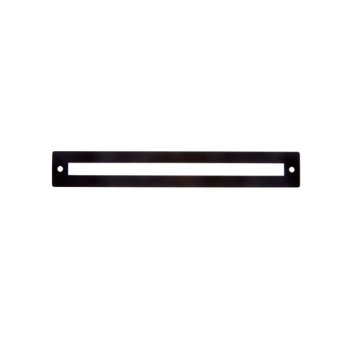 JVJ 79614 Mod Plate Collection Matte Black 192mm Squared Back Plate, Zamac