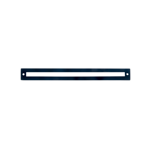 JVJ 79714 Mod Plate Collection Matte Black 256mm Squared Back Plate, Zamac