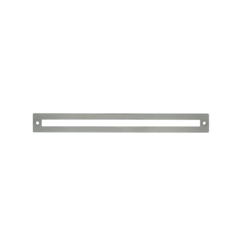 JVJ 79746 Mod Plate Satin Nickel 256mm Squared Back Plate, Zamac Composition