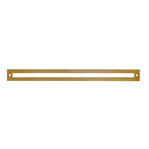 JVJ 80004 Mod Plate Satin Brass 12