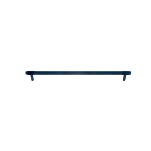 JVJ 80514 Knurled Collection Matte Black Brass 256mm c/c End Pull