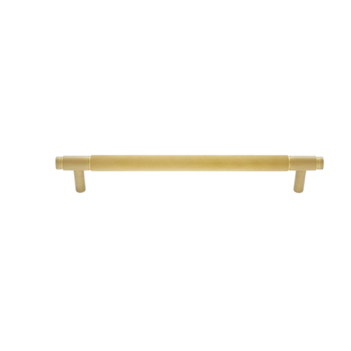 JVJ 80904 Knurled Collection Satin Brass 160mm Pull, Composition Brass