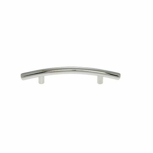 JVJ 87416 Aster Collection Polished Nickel 96mm Round Bowed Pull, Steel
